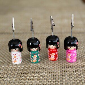 Kokeshi Doll Photo Holders